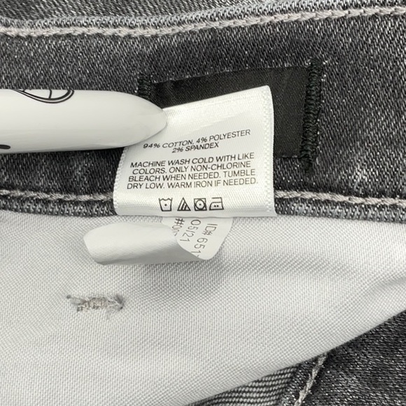 Express women’s gray wash mid-rise skinny jeans, size 6 - Picture 8 of 9